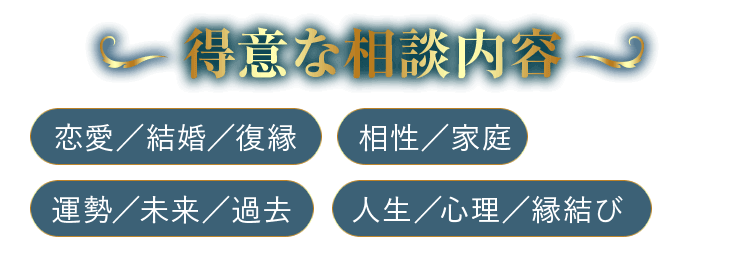 得意な相談内容