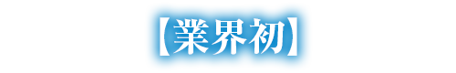業界初